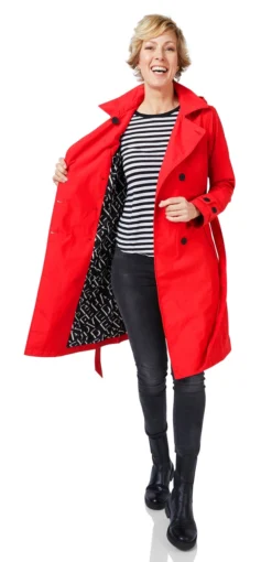 Regenjas Happy Rainy Days Geneve Red -Odli Kleding Winkel 6 geneve rood voering scaled 1