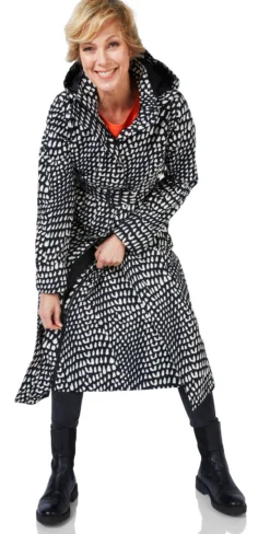 Regenjas Happy Rainy Days Montreal Zwart -Odli Kleding Winkel 6 montreal graphich zwart beige flap scaled 1