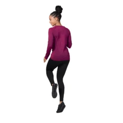Sportshirt Odlo Women LS Crew Neck Essential Seamless Festival Fuchsia Melange -Odli Kleding Winkel 6 q467374