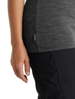 T-Shirt Icebreaker Women Tech Lite II SS Tee Gritstone Heather -Odli Kleding Winkel 7 0A59J9004 6