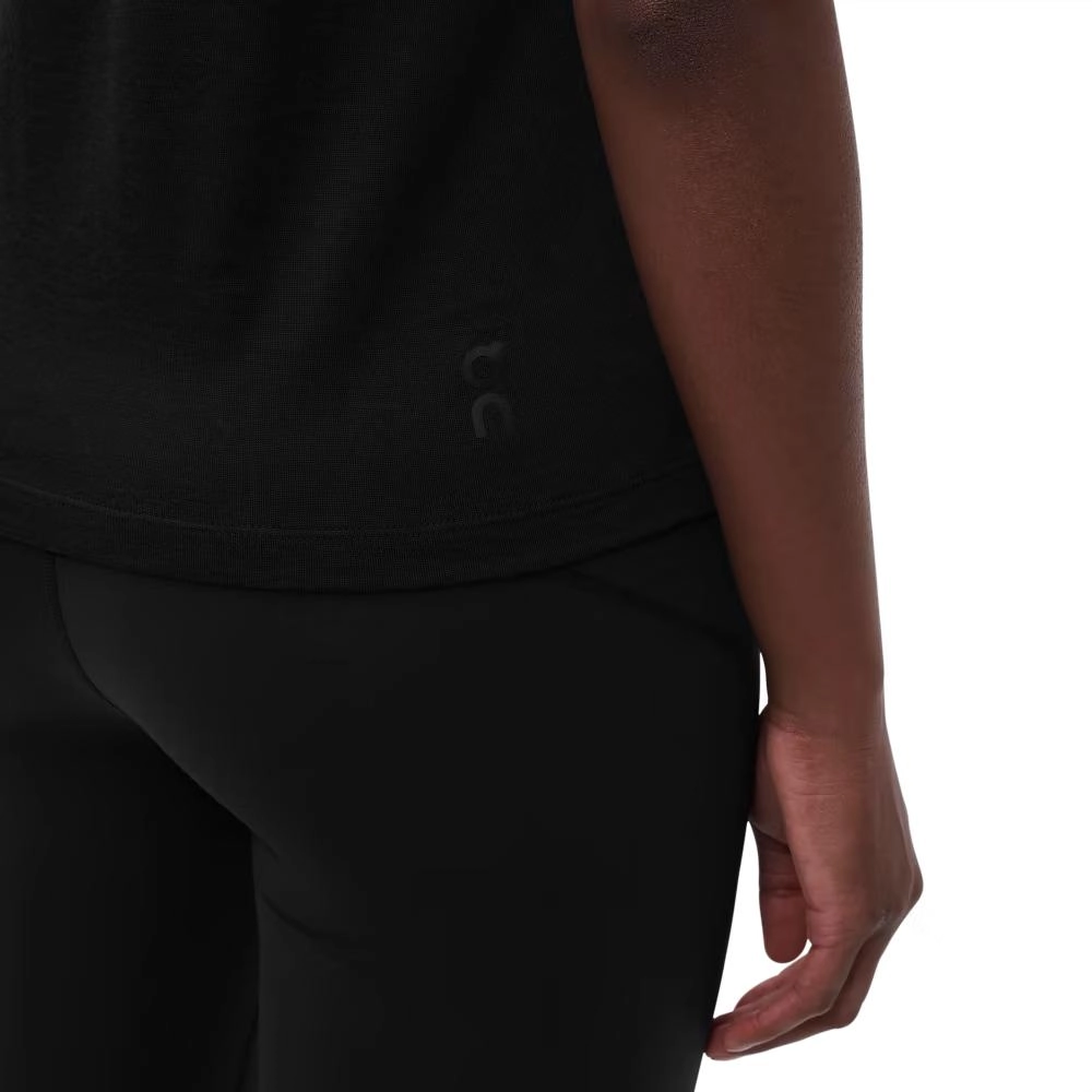 T-Shirt On Running Women Merino Black 7 T-Shirt On Running Women Merino Black - Afbeelding 7