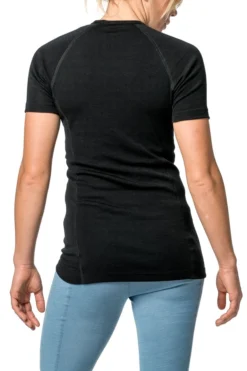 T-Shirt Woolpower Unisex Tee Lite Black -Odli Kleding Winkel 710104 3