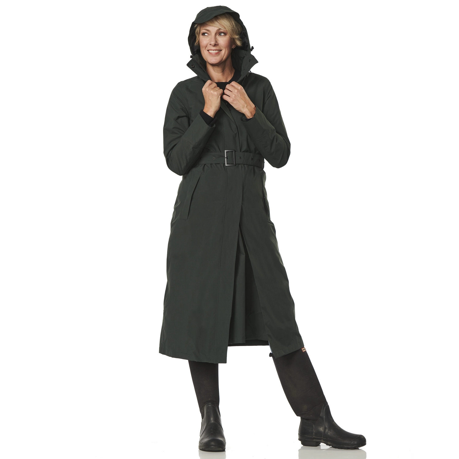 Regenjas Happy Rainy Days Montreal Dark Green 2 Regenjas Happy Rainy Days Montreal Dark Green - Afbeelding 2