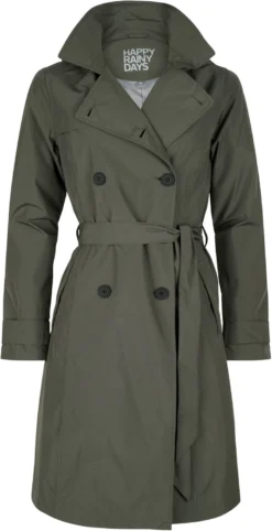 Regenjas Happy Rainy Days Geneve Olijfgroen