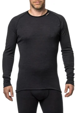 Longsleeve Woolpower Unisex Crewneck Protection Lite Anthracite