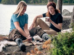 T-Shirt Woolpower Unisex Tee Lite Black -Odli Kleding Winkel Tee20LITE20Women20 20large202829446029