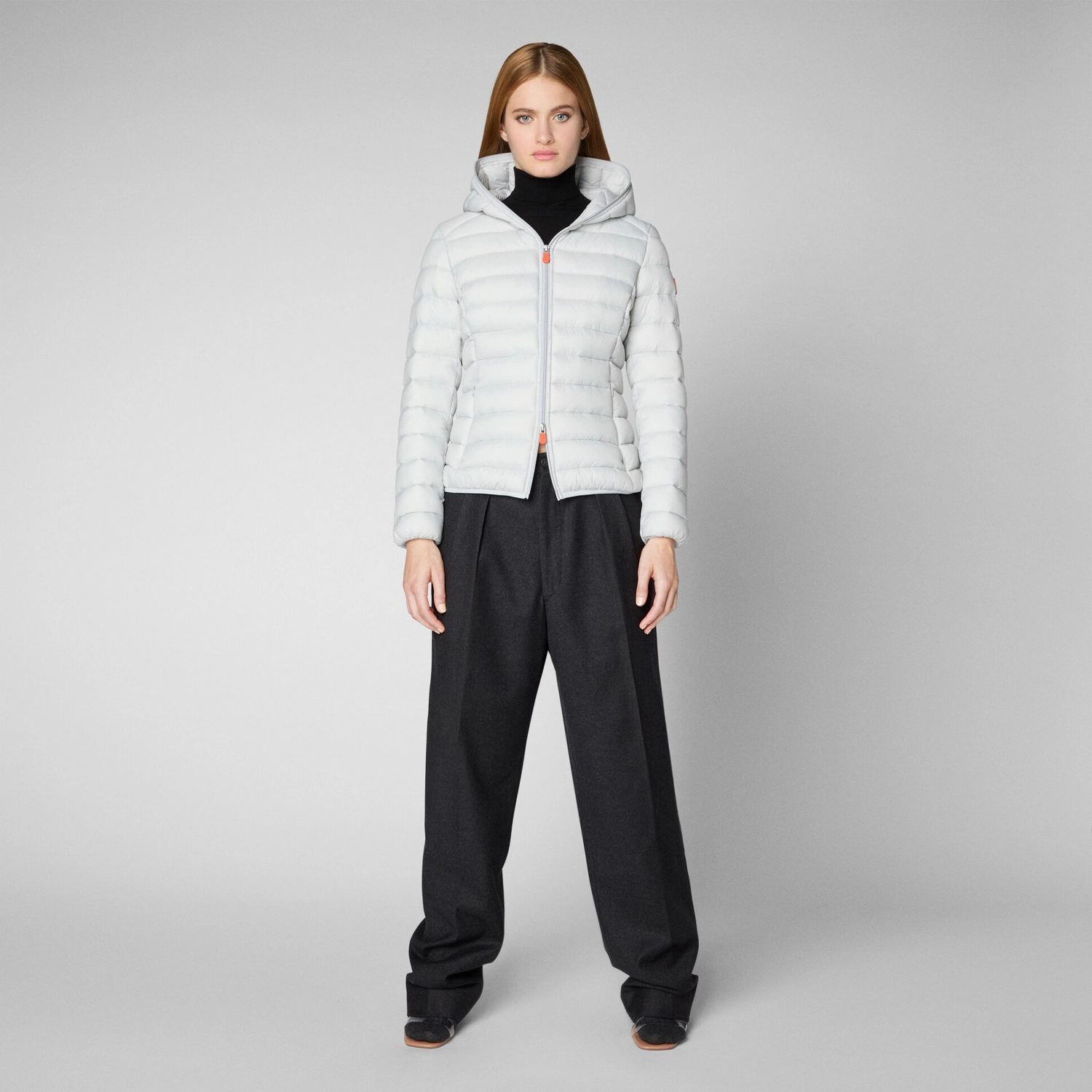 Jas Save The Duck Women Daisy Frozen Grey FW22 2 Jas Save The Duck Women Daisy Frozen Grey FW22 - Afbeelding 2