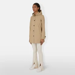 Jas Save The Duck Women April Stardust Beige -Odli Kleding Winkel d42250wgrin1440015 03