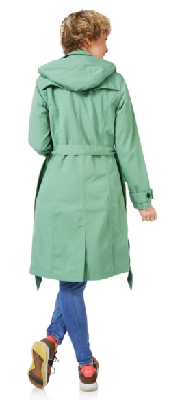 Regenjas Happy Rainy Days Geneve Frost Twill -Odli Kleding Winkel geneve frost groen twill back scaled 1