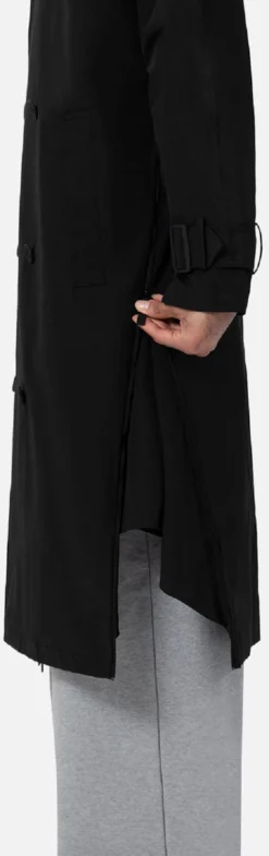 Regenjas Maium Trenchcoat Unisex Black -Odli Kleding Winkel tc bl m4