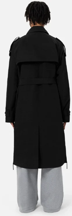 Regenjas Maium Trenchcoat Unisex Black -Odli Kleding Winkel tc bl m6 1
