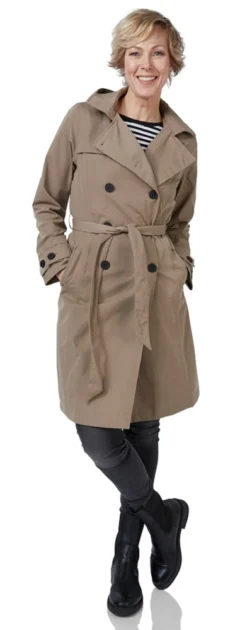 Regenjas Happy Rainy Days Geneve Camel Twill -Odli Kleding Winkel trenchcoat geneve camel twill 5