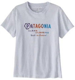 T-Shirt Patagonia Women Endure Hex Responsibili Tee White