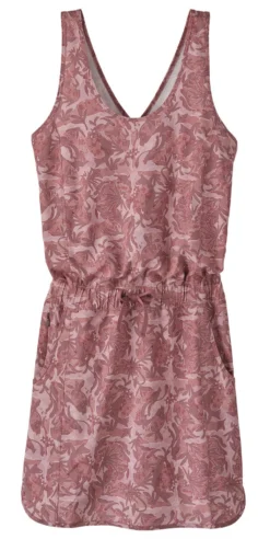 Jurk Patagonia Women Fleetwith Dress Lands And Waters Evening Mauve